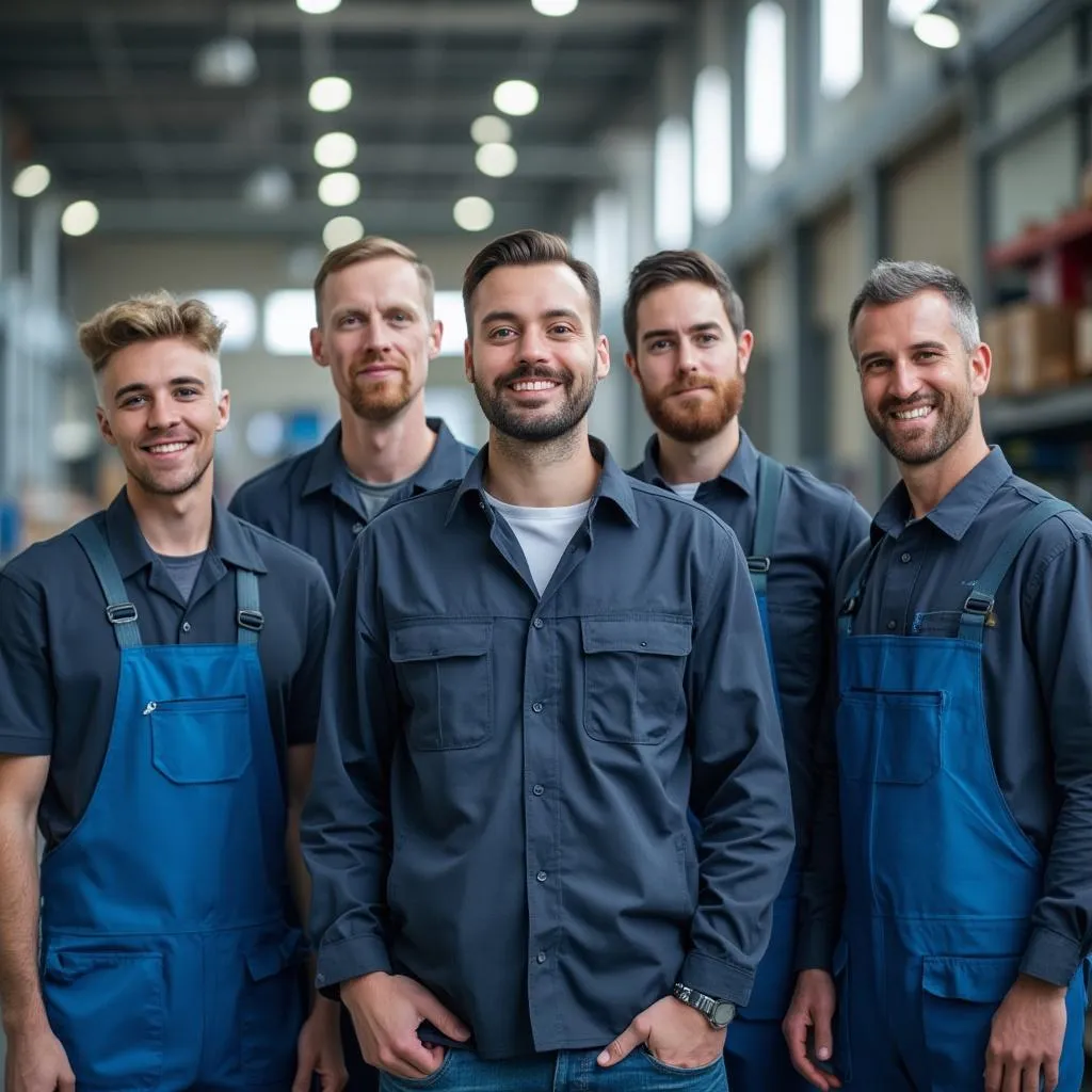 Equipo de profesionales de Toilers Garage